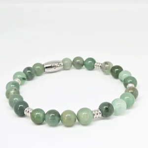 Aventurine — handmade gemstone bracelet by Mika, Tbilisi